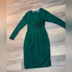 Ann Taylor Green Midi Dress